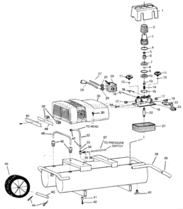 Part Location Diagram of ST043000AV Campbell Hausfeld Ground Wire Washer